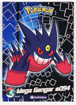 CRYSTAL CARD COLLECTION *MEGA GENGAR #094 - CRACKED ICE - RARE CARD* POKEMON* - Image 1