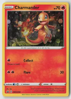 Charmander - SWSH092 - SWSH: Sword & Shield Promo Cards Holo - PTCG - LP - Image 1