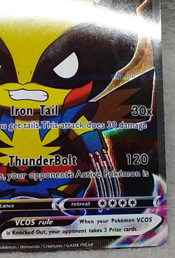 Pikachu Wolverine Marvel/Pokemon Cute Cosplay Doujin ACG HOLO Card Mint N22B - Image 5