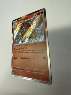 Pokemon TCG Charmeleon 110/091 - Paldean Fates Shiny Rare - Near Mint Fire Card - Image 3