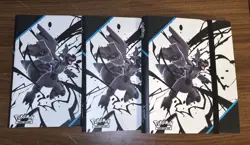 3 NEW POKEMON TCG S&V Black Bolt 9-Pocket Card Binders - Image 1