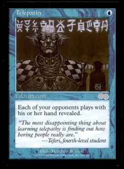 Telepathy LP Light Play Urza's Saga MTG [10270] - Image 1