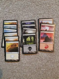 MTG 13 mixed basic lands - Commander - Image 1