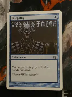 2003 Magic The Gathering Eighth Edition Telepathy #105 Light Play - Image 1