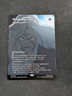 MTG Bloodbender's Rise Bloodchief Ascension Borderless Normal NM Avatar Magic 23 - Image 1
