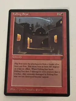 Magic the Gathering MTG Legends Falling Star NM- (Beta Bob) - Image 1