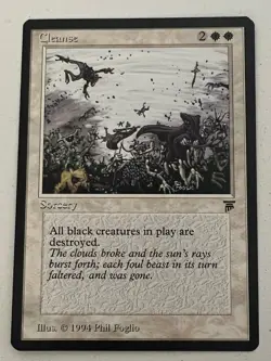 Magic the Gathering MTG Legends Cleanse NM- (Beta Bob) - Image 1