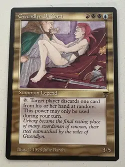 Magic the Gathering MTG Legends Gwendlyn Di Corci LP (Beta Bob) - Image 1