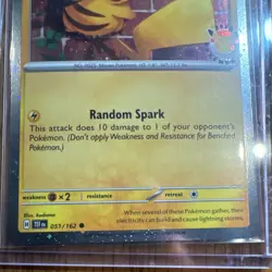 Pokemon TCG Pikachu 051/162 Cosmos Holo Pokemon Day 2026 Promo - Image 3