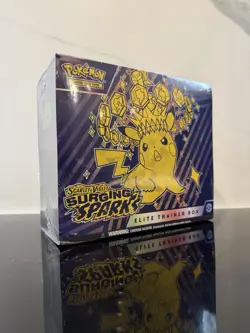 Pokemon TCG Scarlet & Violet Surging Sparks ETB Elite Trainer Box New Sealed - Image 1