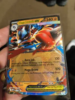 Mega Lucario EX 012 Black Star Promo Pokemon Mega Evolution (Standard Size) NM+ - Image 2