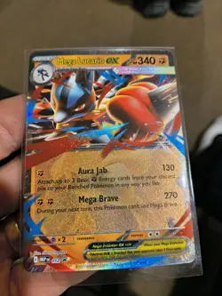 Mega Lucario EX 012 Black Star Promo Pokemon Mega Evolution (Standard Size) NM+ - Image 5