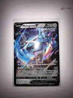 Pokemon TCG - Metagross V 112/198 - SWSH Chilling Reign - Ultra Rare - Image 1
