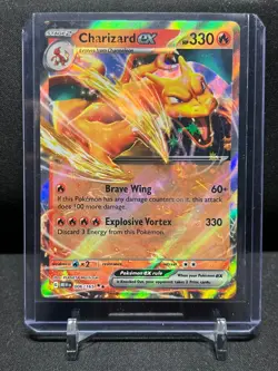 Charizard ex 006/165 Double Rare Holo Pokemon 2023 S&V 151 NM English - Image 1