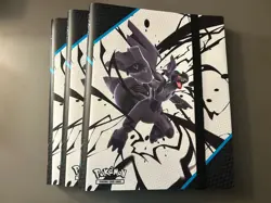 Pokemon TCG: Black Bolt Binders Lot Of 3x New Never Opened * BINDERS ONLY* - Image 1