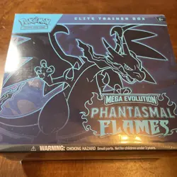 Pokemon TCG Mega Evolution Phantasmal Flames Elite Trainer Box - Image 1