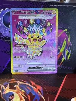 Pokemon Pikachu EX SIR 277/217 Ascended Heroes English - Pack Fresh - NM - Image 3
