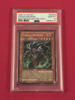 2005 Yu-Gi-Oh! Exodia Necross EN003 PSA 10 GEM MINT Master Collection Vol.2 - Image 1