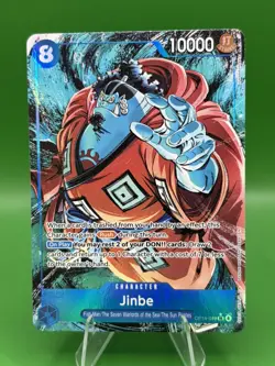 Jinbe (Alt Art) OP14-049 SR ENG The Azure's Sea's Seven One Piece TCG - Image 1