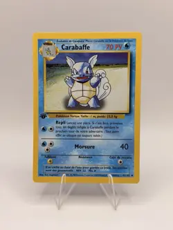 Pokemon Carabaffe 1st Edition 42/102 Regular Stage 1 70 HP French 1999 Card - Image 1