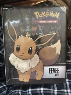 POKEMON Eevee Ultra Pro 4 Pocket Binder With Cards - Image 1