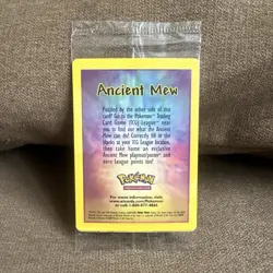 Ancient Mew SEALED 2000 Pokemon Unopened Movie Promo Card - A5 - Image 3