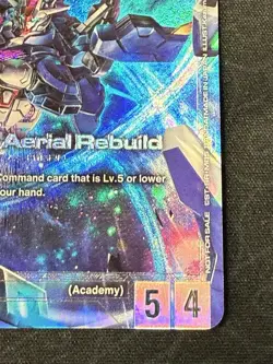 Gundum TCG Winner Card Gen Con 2025 GUNDAM AERIAL REBUILD - Image 4