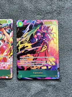 One Piece CCG Yamato OP01-121 SEC Card Bundle NM+ English Romance Dawn OP01 TCG - Image 3