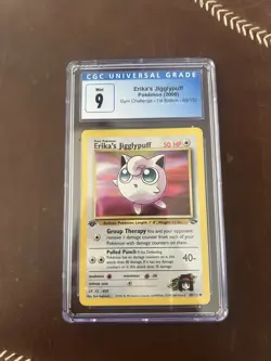 Pokemon TCG Erika's Jigglypuff 1st Edition Gym Challenge English Card 69/132 - Image 1