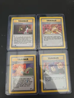 Pokemon Vintage Trainer Lot 4 Cards WOTC (Team Rocket/Gym Heroes) - Image 2