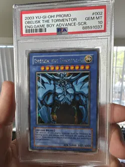 Obelisk the Tormentor GBI-002 Secret Rare Card PSA 10 - Image 1