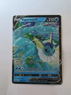 2021 Pokemon Vaporeon V SWSH150 Sword & Shield Promo Cards Holo - Image 1