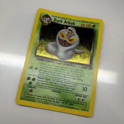 Pokemon Dark Arbok TCG Team Rocket Card 19/82 Regular Rare Very Good Condition - Image 2