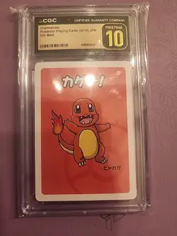 2019 POKEMON PLAYING CARDS JAPANESE CHARMANDER OLD MAID CGC 10 C RC7 - Image 1