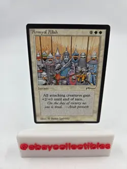 Army of Allah (Dark) – Arabian Nights, LP/PL [Magic MTG] - Image 1