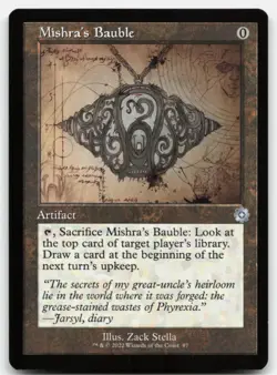 MTG Mishra's Bauble (Schematic) U The Brothers' War: Retro Frame Artifacts 97 LP - Image 1