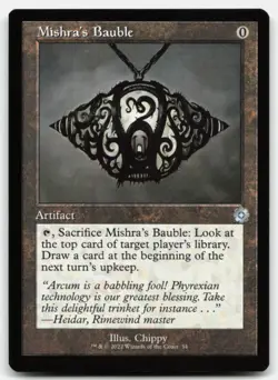 MTG Mishra's Bauble U The Brothers' War: Retro Frame Artifacts 34 LP - Image 1
