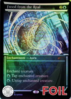 MTG Freed from the Real (Neon Yellow) (425) | NM Foil | Secret Lair {SLD} - Image 1