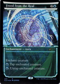 MTG Freed from the Real (Neon Yellow) (425) | NM Foil | Secret Lair {SLD} - Image 2