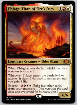 Phlage, Titan of Fire's Fury M Modern Horizons 3 197 NM - Image 1