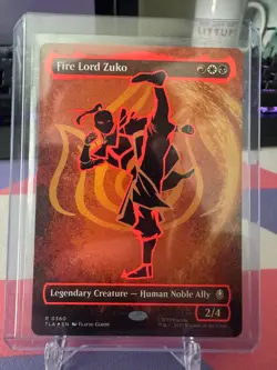 Fire Lord Zuko (Borderless) (Neon Ink Foil) Magic Avatar: The Last Airbender - Image 1