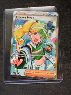 Emcee's Hype - 220/182 - Pokemon Destined Rivals Ultra Rare NM DRI EN - Image 1