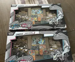 Pokemon Unova Heavy Hitters Premium Collection Costco Black Bolt White Flare 2x - Image 1
