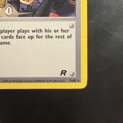 Pokemon Vintage Non-Holo Rare Here Comes Team Rocket! 71/82 Team Rocket Wotc - Image 4