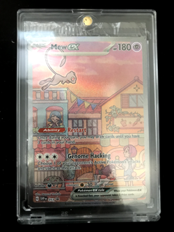 Mew ex SVP 053 Pokemon TCG Scarlet Violet 151 Black Star Promo Full Art SEALED - Image 1