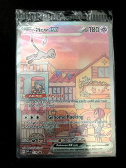 Mew ex SVP 053 Pokemon TCG Scarlet Violet 151 Black Star Promo Full Art SEALED - Image 2