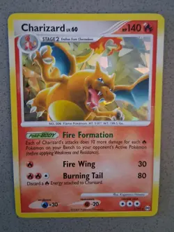 Pokemon TCG arceus Platinum cracked ice HOLO Charizard Lv. 60 (1/99) - Image 1