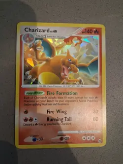 Pokemon TCG arceus Platinum cracked ice HOLO Charizard Lv. 60 (1/99) - Image 2