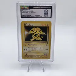 Vintage Pokemon Electabuzz 24/130 Base Set 2 CGC Authenic World Record 1 of 1 - Image 1