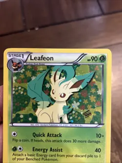 Leafeon BW87 2013 Black & White Black Star Promo Pokemon TCG - Image 2